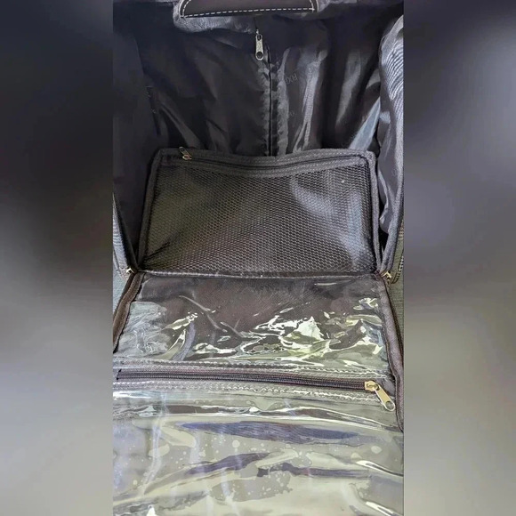 London Fog Braintree Style 1330 2 Wheel Under Seat Travel Luggage Plaid - Picture 8 of 11